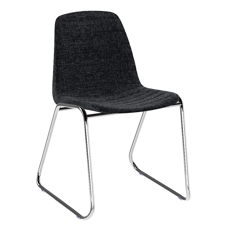 milenya-chromed-sled-chair-upholstered-covered-fabric